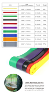 Set Band Resistance Loop Theraband untuk Bantuan Pull Up di Gym, 100% Lateks Alami, Band Resistance Fitness
