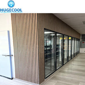 Sandviç Panel cam kapi yürümek soğutucu yürüyüş dondurucu soğuk oda Walkin buzdolabı buzdolabı süpermarket için - Product Image 4