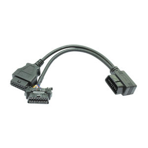 Kabel Ekstensi Diagnostik OBDII OBD 2 II Plug 16 Pin Male ke Dual Female Y Splitter untuk Volkswagen - Product Image 5