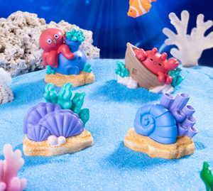 Dessin animé sculpture été sable <span class=keywords><strong>d</strong></span>écoration résine mer miniature coquille <span class=keywords><strong>maison</strong></span> conque pieuvre bateau océan <span class=keywords><strong>monde</strong></span> animaux figurines enfant jouet - Product Image 5