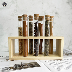 Customized 10-Hole Wooden Test Tube <strong>Rack</strong> For Laboratory Supplies - Product Image 1