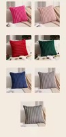 Housse de coussin en fausse fourrure lavable, anti-statique, anti-bactérienne, douce et moelleuse, pour hôtel, hôpital, maison