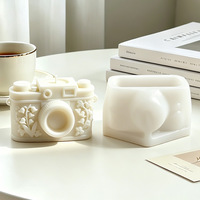 Moule en silicone 3D motif campanule pour bougie, diffuseur de parfum DIY, figurine en plâtre