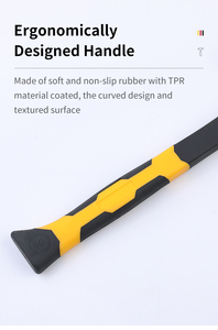 Chuyên NGHIỆP 16oz thép carbon tay công cụ sợi thủy tinh xử lý Claw búa để sửa chữa - Product Image 5