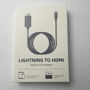 Adaptador HDMI Digital AV con Cable de 2 Metros de Largo, Compatible con Teléfonos Móviles y Computadoras, Resolución 1080P - Product Image 3