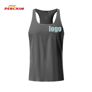 Camiseta Deportiva de Tirantes para Mujer con Logotipo Personalizado, de Secado Rápido, Transpirable, con Orificios Cortados con Láser, Elástica en <span class=keywords><strong>4</strong></span> Direcciones, para Entrenamiento y <span class=keywords><strong>Running</strong></span> - Product Image 1