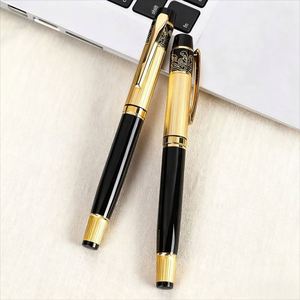 Luxury High Quality Metal Fountain <b>Pen</b> <b>Gold</b> Black Custom Logo 0.7mm Writing Diameter Men's Calligraphy Student Loose Custom - Product Image 4