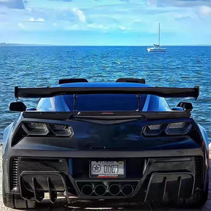 ชุดแต่งคาร์บอนไฟเบอร์สำหรับ Corvette C7 ปี 2014-2019 แบบติดตั้งด้วยตัวเอง พร้อมดิฟฟิวเซอร์ สปอยเลอร์ และฝากระโปรง - Product Image 2