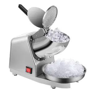 300W Aço Inoxidável Mini Ice Smashing Elétrica Ice Crushers & Shavers Snow Cone Machine Para Casa