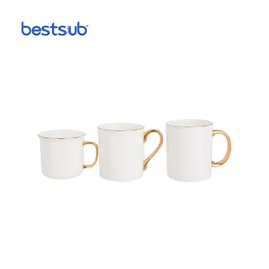 BestSub vente en gros, revêtements JS, tasses de Sublimation, 8oz, tasse en porcelaine