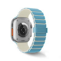 Correa de Repuesto para Reloj de Silicona Magnética Suave de Dos Tonos, Resistente y Personalizada Win-Win, para IWatch 11 10 9 8 7