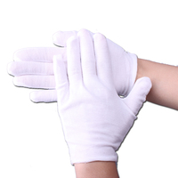 Gants respirants 100% coton pour femmes, Machine gants en coton blanc pour mains sèches