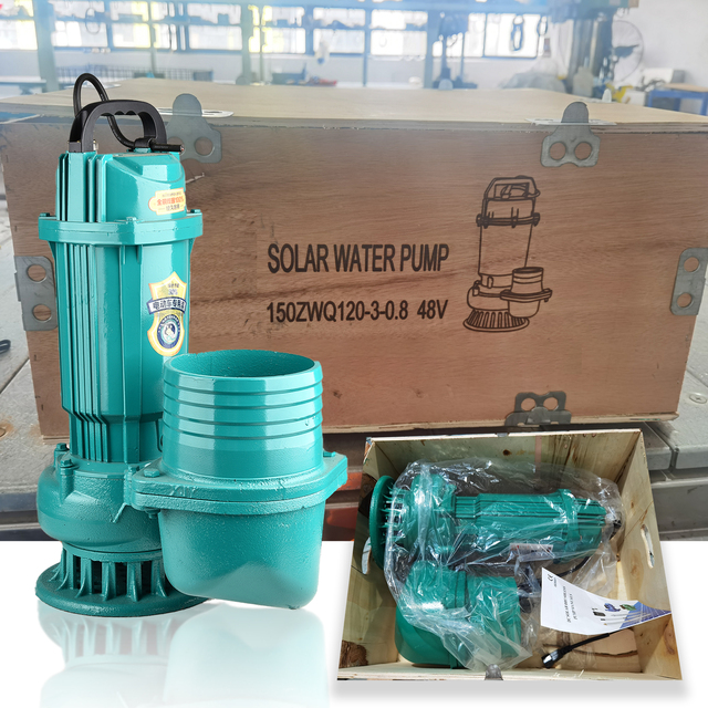 6Inches 1300w Dc Brushless Aluminum Solar Powered Submersible Water Pump for Irrigation