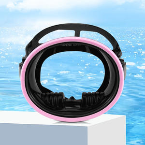 Masker selam Snorkeling wajah penuh HD, bingkai besar nyaman anti-kabut kaca Tempered luar ruangan perlengkapan selam bebas - Product Image 4