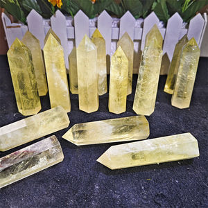Venta al por mayor torres <span class=keywords><strong>de</strong></span> cristal piedra curativa <span class=keywords><strong>limón</strong></span> citrino Punto <span class=keywords><strong>de</strong></span> cuarzo para la meditación - Product Image 6