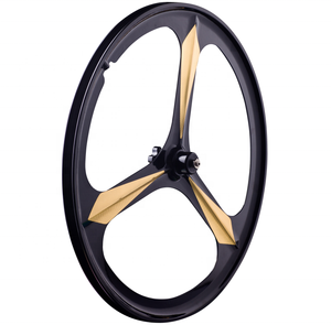 Nouvelle <span class=keywords><strong>roue</strong></span> en alliage de magnésium de 16 pouces Roues de <span class=keywords><strong>BMX</strong></span> 3 rayons Vélo pliable <span class=keywords><strong>Roue</strong></span> en carbone - Product Image 4