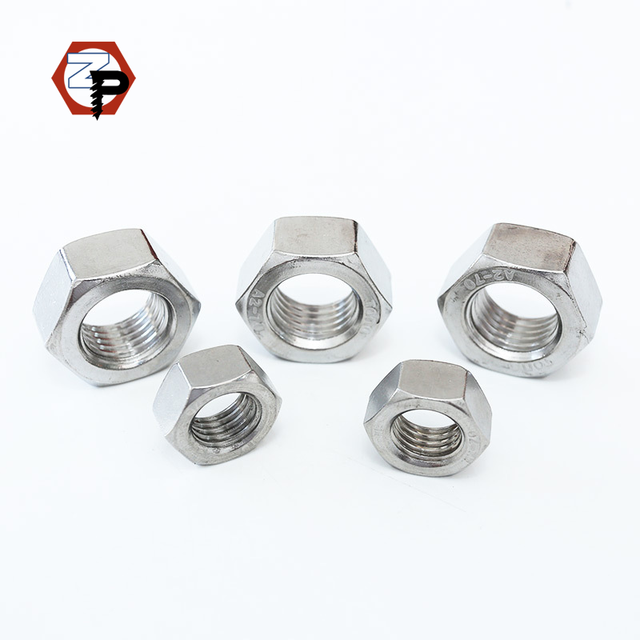 Hot Sale Din934 Stainless Steel A2-70 SS304 316 M5 M6 M8 M12 M16 Hexagon Nuts Hex Nut