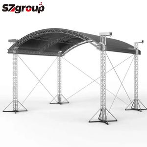 Truss carré en alliage d'aluminium portable au prix d'usine pour l'éclairage de scène, les expositions, les concerts, conception modulaire, capacité de charge de 1000 kg - Product Image 4