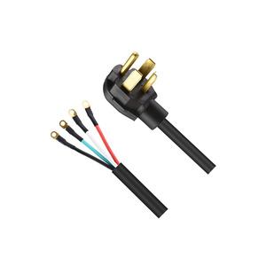 Nhiệm Vụ Nặng Nề Phạm Vi Dây Điện 4 Dây Máy Sấy Dây Điện Phạm Vi Điện Dây 4 Chân 10/4 30amp Màu Đen - Product Image 4