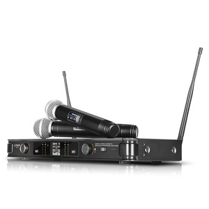 ไมโครโฟนไร้สายแบบมือถือ UHF รุ่น Professional Bm688 พร้อมไมโครโฟนแบบหนีบปกเสื้อ คุณสมบัติเสาอากาศแบบหลากหลาย - Product Image 2