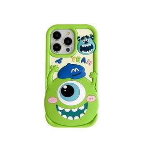 Voor Monsters Grote Ogen <span class=keywords><strong>Monster</strong></span> Stereoscopische Cartoon Siliconen Allemaal Zacht Voor Iphone15promax Telefoon Hoesje - Product Image 1
