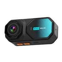 Caméra d'action 4K WiFi étanche 30m avec capteur CMOS et stockage MicroSD pour vlogging sur casque et enregistrement vidéo grand angle 130°