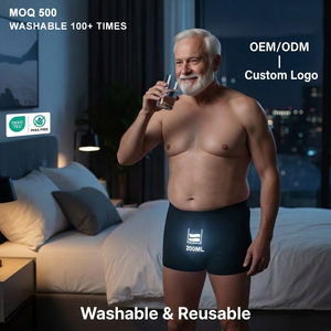 Hygieia 200ML Mutande Assorbenti Super Impermeabili in Bambù Riutilizzabili per Incontinenza, Protezione Notturna per Anziani - Product Image 1