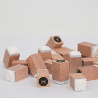 Timbri in Gomma Personalizzati con Alfabeto e Numeri in Legno di Faggio, Set di Timbri Vintage con Lettere e Simboli per Bambini, per Diari e Scrapbooking