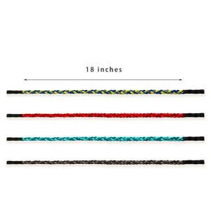 שלושה צבעים אופנה קלוע אקארד לוגו חבלי בייסבול שרשרת - Product Image 3