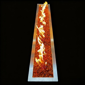 48 inch thép không gỉ hình chữ nhật điều khiển từ xa gas Pit Burner cho ngoài trời lửa Pit bảng hoặc lò sưởi. - Product Image 5