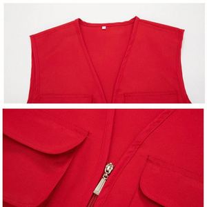 Conception de logo personnalisé, uniforme de protection sans manches, vêtements de chantier, vêtements de transport, vêtements de sécurité, impression haute visibilité - Product Image 2