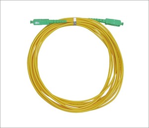 Cordon de raccordement SC/APC à <span class=keywords><strong>fibre</strong></span> optique 3M G652D personnalisé réseau 4G 3.0mm SM Simplex FTTH câble PVC LSZH APT APT-P05 garantie de 5 ans - Product Image 1