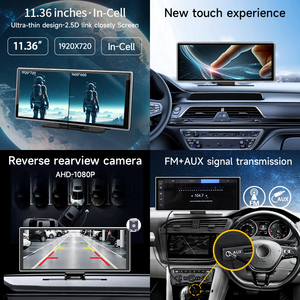 Портативный 10,26/11,36 дюймов Carplay Android Auto Navigation <span class=keywords><strong>DVD</strong></span>-плеер с GPS приборной панели беспроводной FM-передачи - Product Image 4