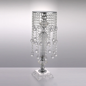 Centros de mesa de decoración de boda con implementos de flores de cristal - Product Image 4