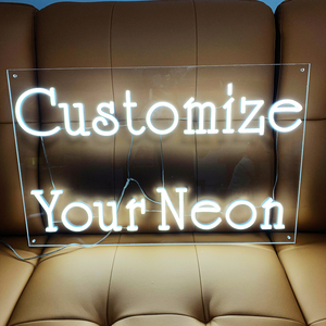 Lumières néon LED et enseignes néon personnalisées gratuites. Enseignes néon LED personnalisées disponibles pour usage commercial, fêtes d'anniversaire et maison. - Product Image 2