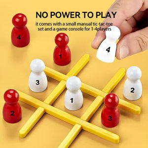 Console de jeu électronique portable multi-joueurs, jeu d'échecs électronique, machine de jeu de mémoire rapide pour enfants, jouet de décompression Tic Tac Toe - Product Image 5