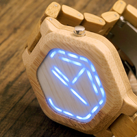 Montre en bois de bambou pour homme, mouvement à quartz, cadran carré, étanche 3 ATM, vente chaude de l'usine chinoise, livraison directe Chine