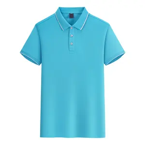 Fashionable Antibacterial Polo Shirts High Quality Unisex Couple Apparel Wholesale