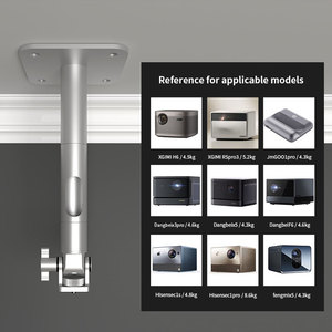 Soporte de Techo para Proyector de Aluminio con Gestión de Cables, 10 kg de Capacidad, Altura Ajustable, Autobloqueo con Amortiguación, Rosca Universal de 1/4'' - Product Image 5