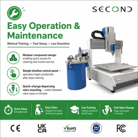 Distributeur de colle de bureau haute précision 3 axes 0,025 mm certifié CE avec système de visualisation de 1 gallon, provenant d'un fabricant avec 20 ans d'expérience
