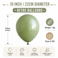 Ballons en latex vintage de 10 pouces, ballons rétro, vente en gros, globos, ballons pour la décoration de fêtes et de mariages