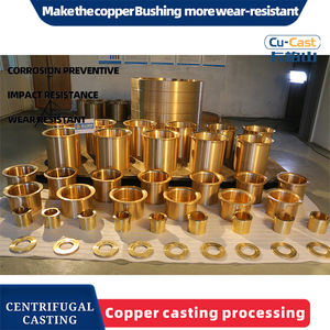 Trituradoras de eje principal de material de bronce CuSn5Zn5Pb5 con cojinetes de manguito de grafito Cojinetes de manguito de motores eléctricos - Product Image 6