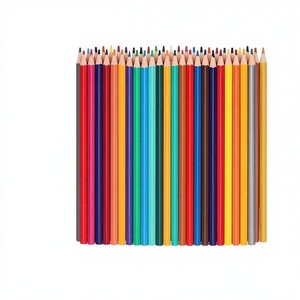 Ensemble de crayons de couleur à mine souple Bview Art, 48 couleurs, forme hexagonale, emballage en seau vert, pour <span class=keywords><strong>dessin</strong></span>, croquis et travaux manuels - Product Image 2