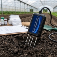 Capteur de pH du sol numérique JIRS RS485 Modbus IP68 étanche haute précision pour la surveillance des sols agricoles