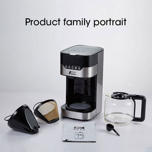 Machine à café automatique <span class=keywords><strong>2</strong></span> <span class=keywords><strong>en</strong></span> <span class=keywords><strong>1</strong></span>, 220V, 800W, <span class=keywords><strong>1</strong></span>,5l, infuseur à vapeur, cafetière américaine, théière pour la maison <span class=keywords><strong>et</strong></span> le bureau - Product Image 6