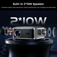 Projecteur LED Touyinger H8 MAX 4K 2800 ANSI 5'' LCD Moteur Scellé Full HD Android 14 2GB+32GB Home Cinéma