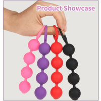 Boule anale en silicone souple, plug anal, jouets sexuels pour femmes et hommes, massage de la prostate, masturbation érotique