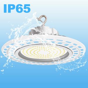 Para UL DLC Certified 200W UFO para LED High Bay Light 5000K 1-10V Dimmable AC100-277V con cable de gancho de 5 'para iluminación de almacén - Product Image 2