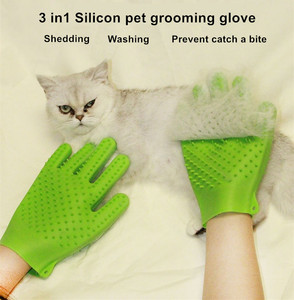 Brosse de toilettage 3 en 1 pour chiens et chats, outil de nettoyage des poils, de démêlage et de massage pour animaux - Product Image 2