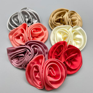 Flores de tela cosidas a mano, adornos de tela para bolsos, accesorios para el cabello, ropa, zapatos, sombreros, adornos. - Product Image 2